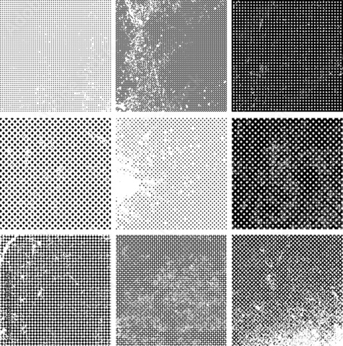 Vector: Grunge set stripe. Vector illustration. Grunge set stripe. Vector illustration.