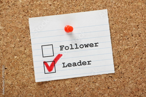 Photo: Follower or Leader? Follower or Leader?