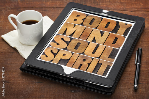 Photo: mind, body, soul and spirit mind, body, soul and spirit