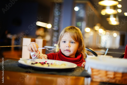 Photo: girl in restaurant girl in restaurant