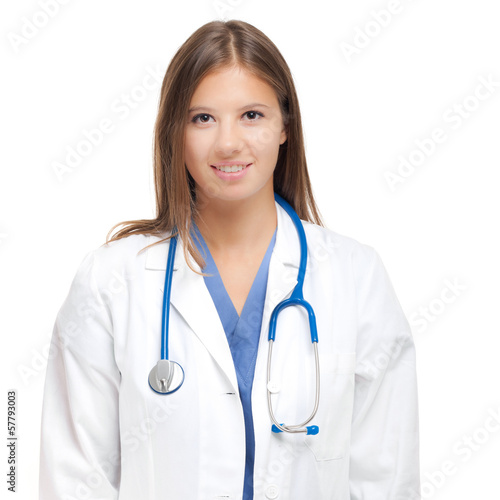Photo: Female doctor portrait Female doctor portrait