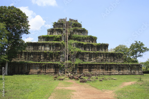 Photo: Ancient khmer pyramid in Koh Kher, Cambodia Ancient khmer pyramid in Koh Kher, Cambodia