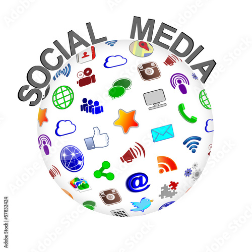 Illustration: Social Media Sphere 1 Social Media Sphere 1