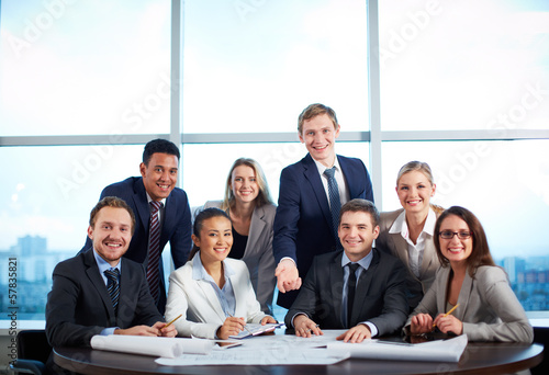 Photo: Group of co-workers Group of co-workers