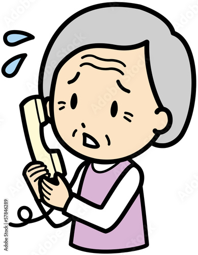 Illustration: 電話 電話