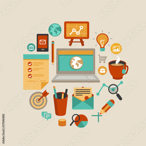 Vector: Vector freelance work concept Vector freelance work concept
