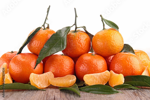 Photo: tangerine or mandarin fruit tangerine or mandarin fruit