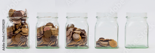Photo: Five Savings Jars Five Savings Jars