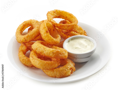 Photo: fried calamari rings fried calamari rings