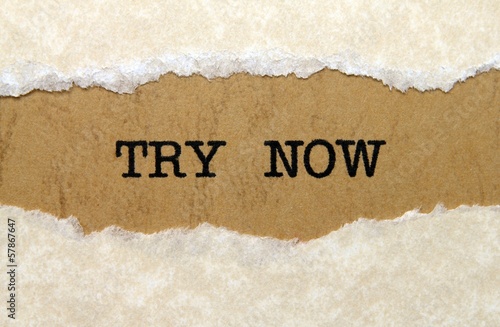 Photo: Try now Try now