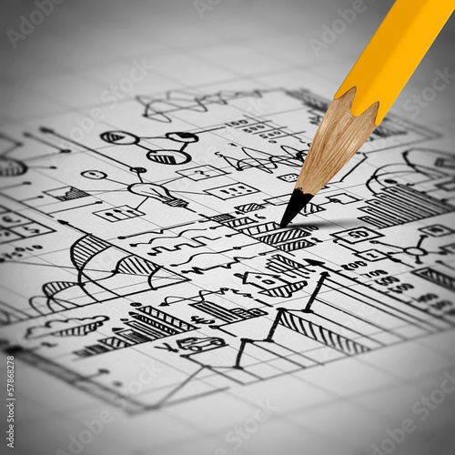 Illustration: Business sketch Business sketch