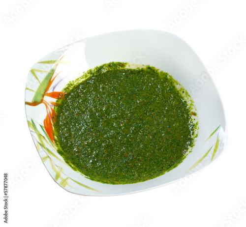 Photo: Yemenite sauce zhug Yemenite sauce zhug
