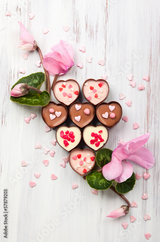 Photo: chocolate candies chocolate candies