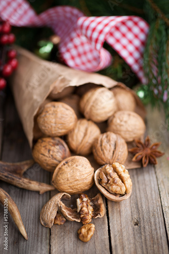Photo: Weihnachtszeit, Walnüsse Weihnachtszeit, Walnüsse