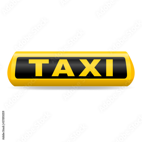 Vector: leuchtschild taxi I leuchtschild taxi I