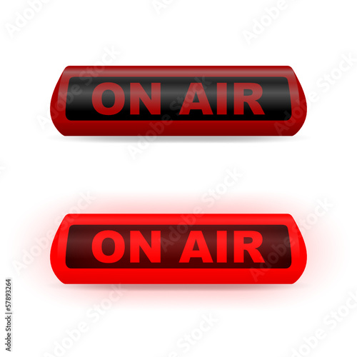 Vector: leuchtschild on air I leuchtschild on air I