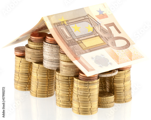 Photo: maison argent concept investissement immobilier maison argent concept investissement immobilier