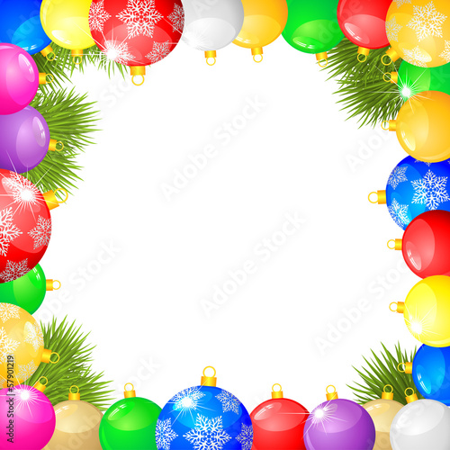 Vector: Christmas congratulations frame Christmas congratulations frame