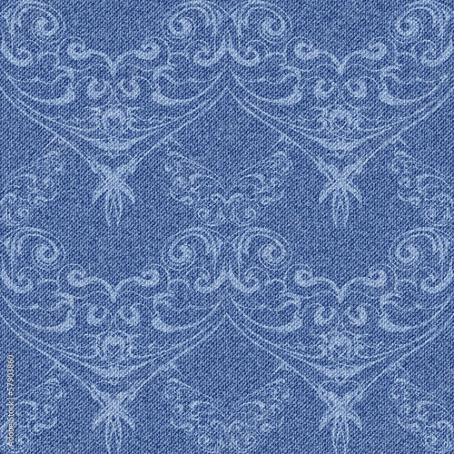 Vector: denim with openwork denim with openwork