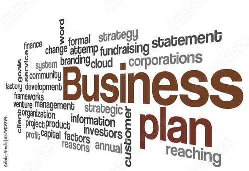 Illustration: business plan concept background business plan concept background
