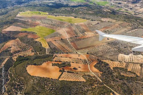 Photo: aerial of rural landscape nar Madrid aerial of rural landscape nar Madrid