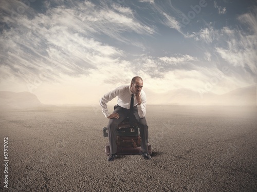Photo: Lost Businessman Lost Businessman