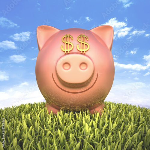 Illustration: Piggy Bank Dollar Piggy Bank Dollar
