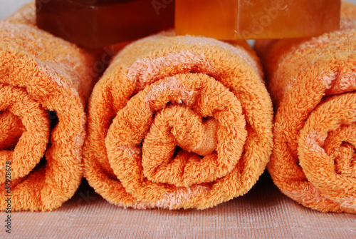 Photo: Orange Towels Orange Towels