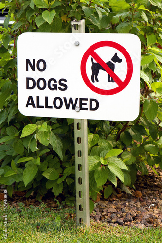 Photo: No Dogs Allowed Sign No Dogs Allowed Sign
