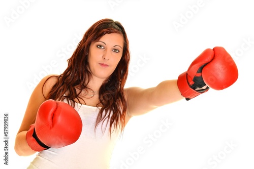 Photo: Female boxer Female boxer