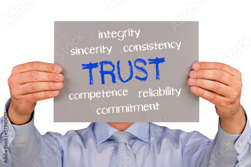 Photo: Trust - Business Concept Trust - Business Concept