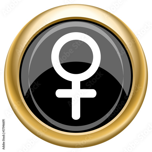 Illustration: Female sign icon Female sign icon