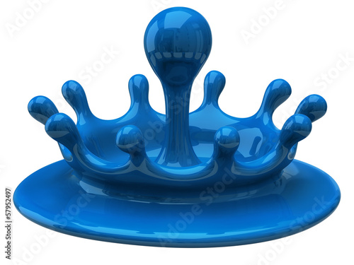 Illustration: Illustration of blue splashes Illustration of blue splashes