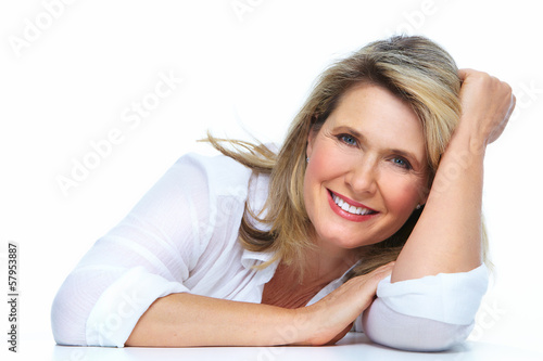 Photo: Senior woman closeup. Senior woman closeup.