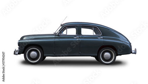 Photo: Retro classic car. Retro classic car.