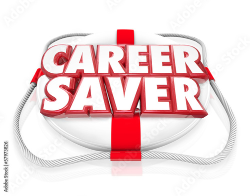 Illustration: Career Saver Life Preserver Career Job Rescue Career Saver Life Preserver Career Job Rescue