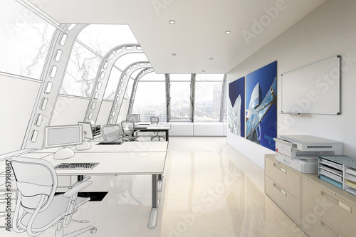 Illustration: Penthouse Bussines Area (construction) Penthouse Bussines Area (construction)