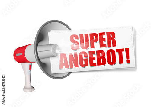 Illustration: Super Angebot! Button, Icon Super Angebot! Button, Icon