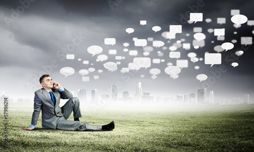 Photo: Communication concept Communication concept