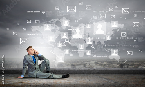 Photo: Business communication Business communication