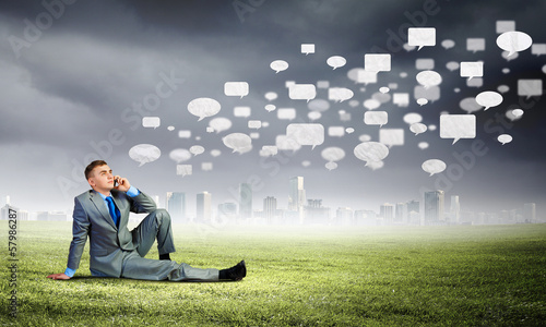 Photo: Communication concept Communication concept