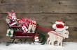 Weihnachten - Dekoration - Holz , Geschenke als Weihnachtskarte Weihnachten - Dekoration - Holz , Geschenke als Weihnachtskarte