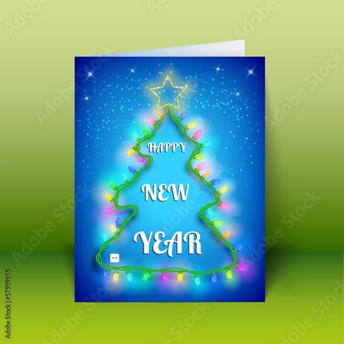 Vector: X-mas Greeting Card. Merry Christmas X-mas Greeting Card. Merry Christmas