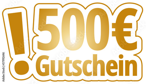Vector: 500 € Gutschein 500 € Gutschein
