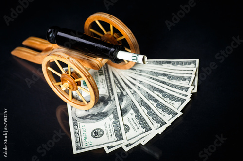 Photo: money on arms money on arms