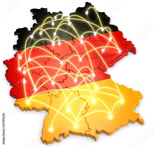 Illustration: Deutschland vernetzt Deutschland vernetzt