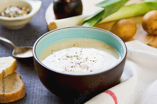 Photo: Leek and Potatoes soup Leek and Potatoes soup