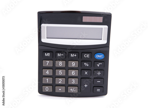 Photo: Calculator isolated Calculator isolated