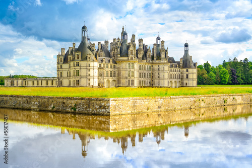 Photo: Chateau de Chambord, Unesco french castle. Loire Valley, France Chateau de Chambord, Unesco french castle. Loire Valley, France