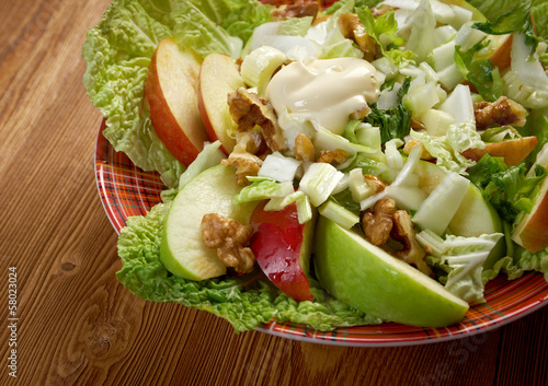 Photo: Waldorf salad Waldorf salad